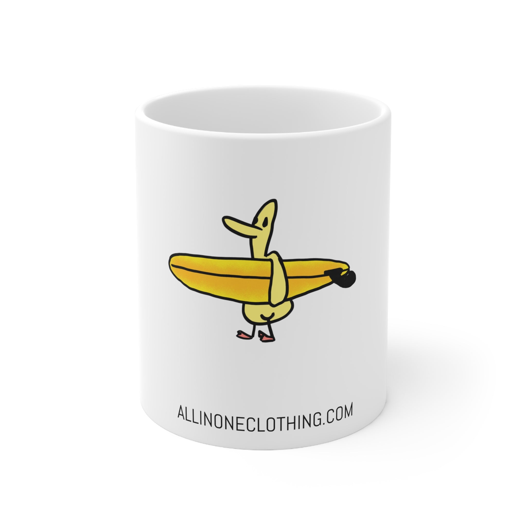 Ceramic surfer figure Mug 11oz